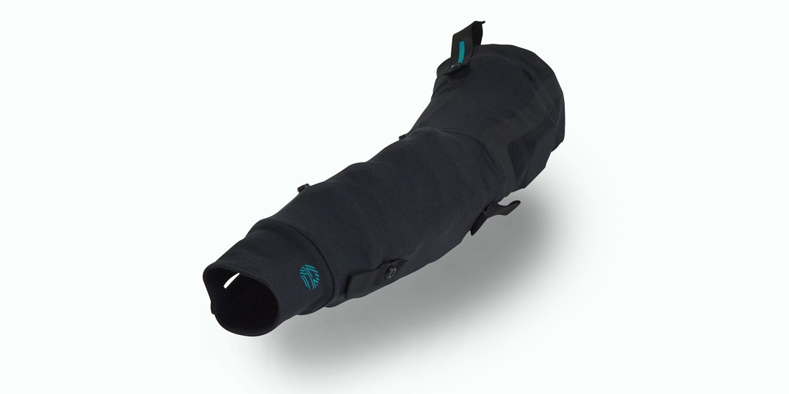Side view of a haptic feedback sleeve from above